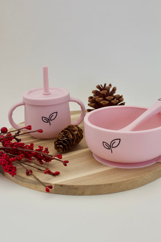 Bestikksett silikon - Cherry blossom