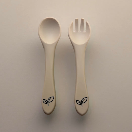 Bestikksett silikon - Sandstrå