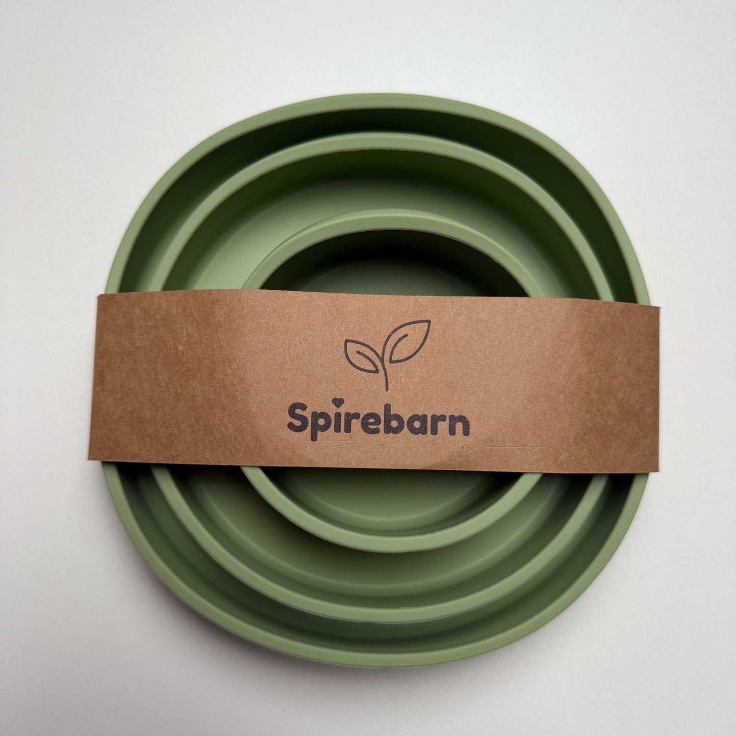 Servise 3 deler - Spiregrønn