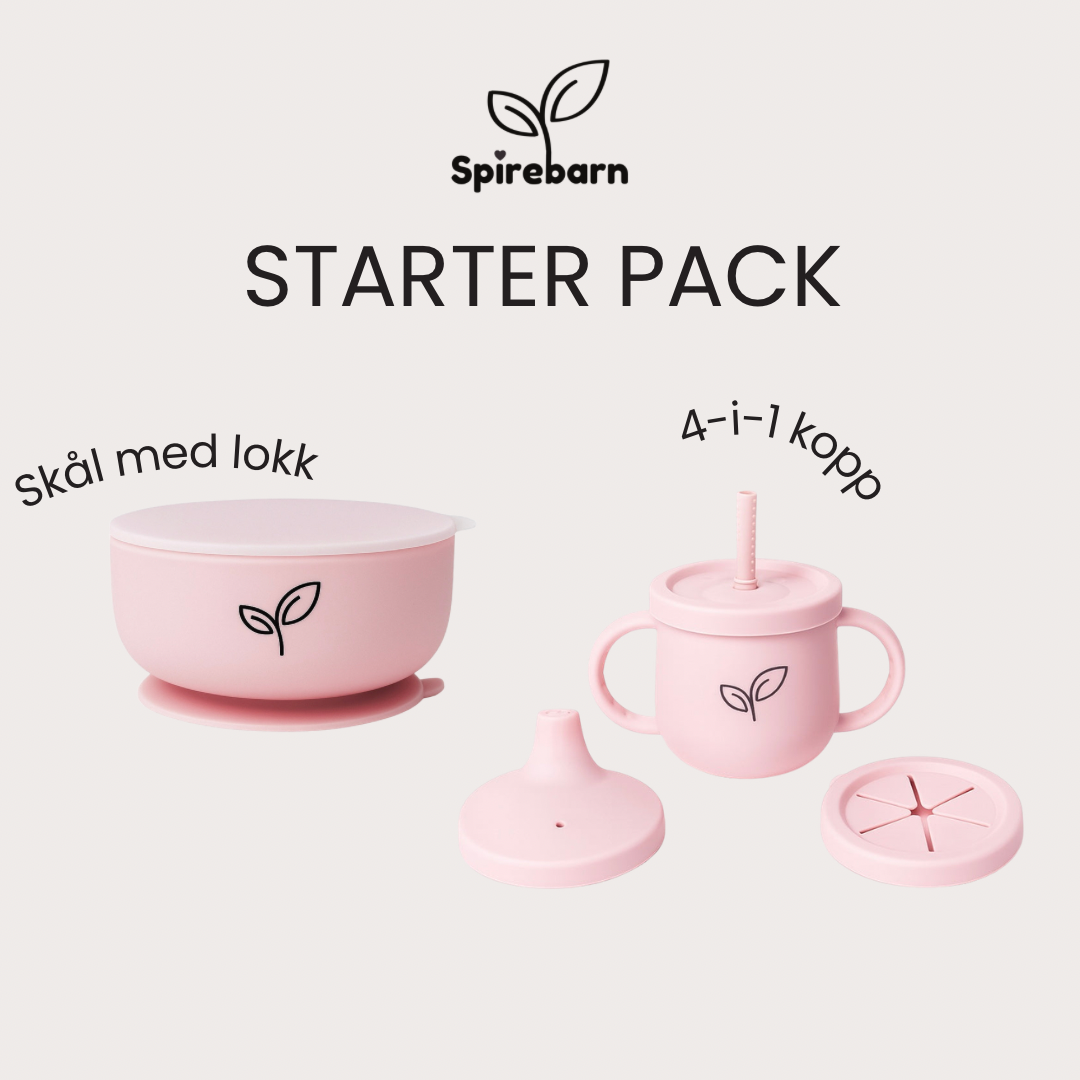 Starter pack baby skål og kopp - Cherry blossom