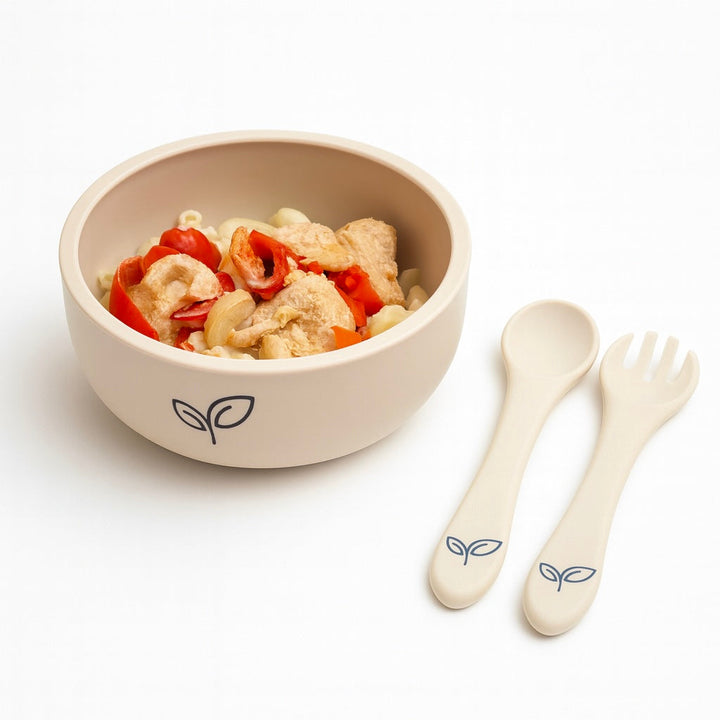 🍗 Babyvennlig kyllinggryte med pasta - mild og kremet middag for små spirer