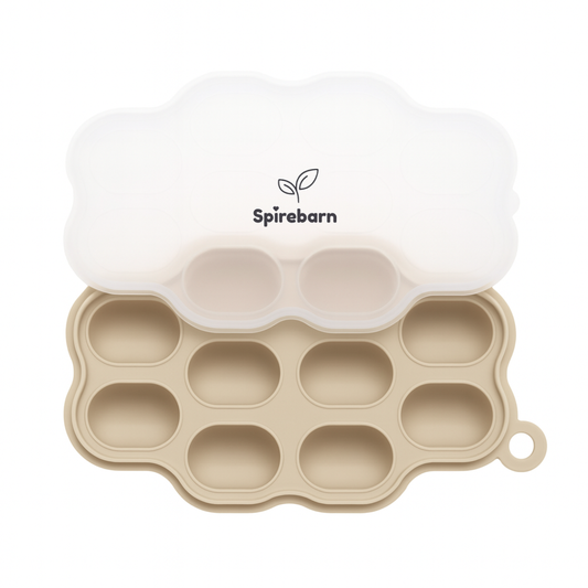 Silikon mini fryseform baby 10 rom - perfekt til sviskemos og aprikosmos