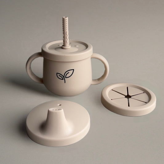 Silikonkopp 3-i-1 - Sandstrå