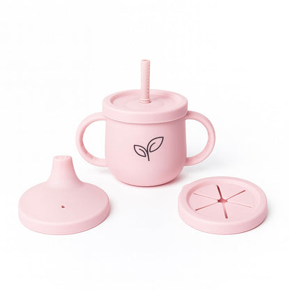 Starter pack baby - skål, bestikk og kopp - Cherry blossom