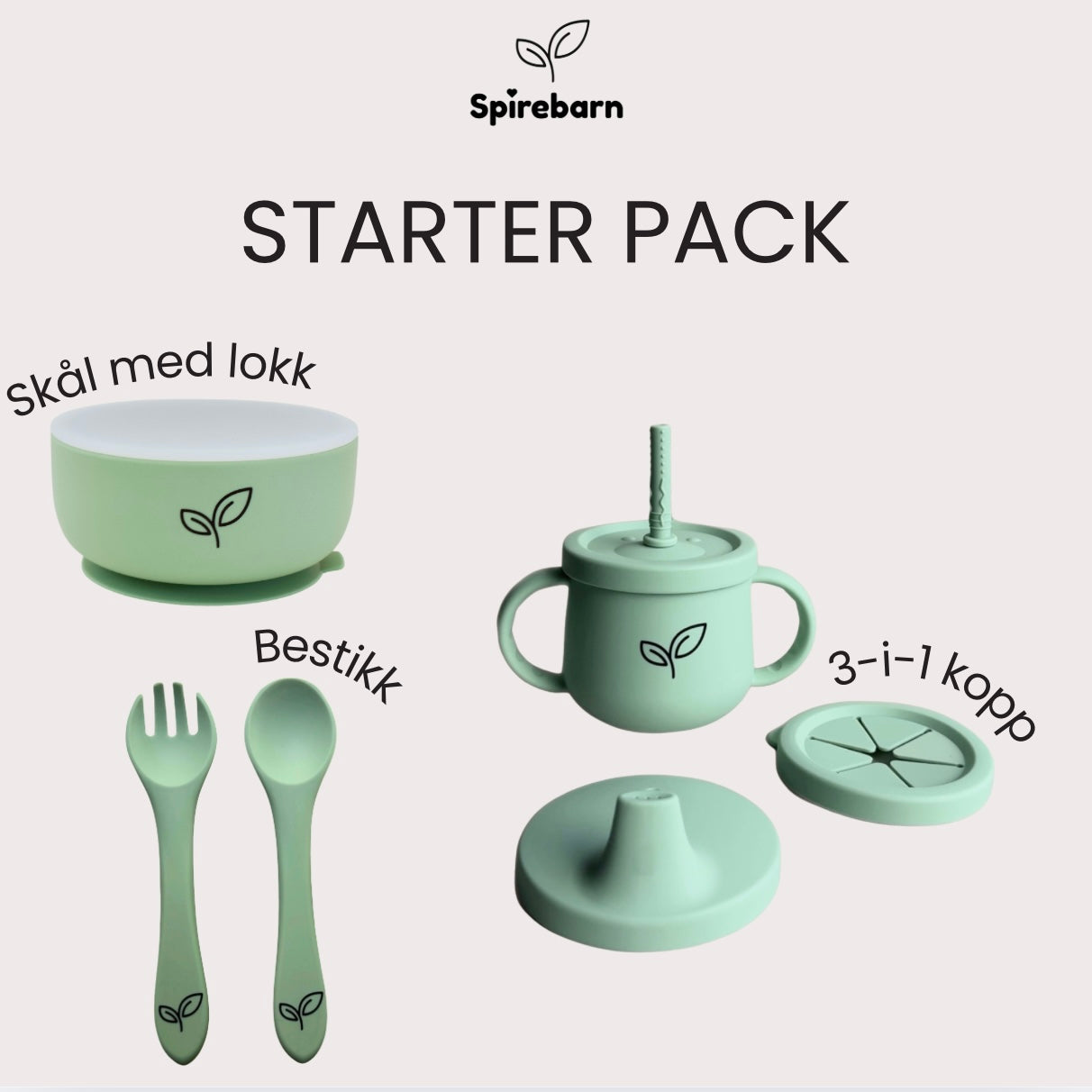 Starter pack - Spiregrønn
