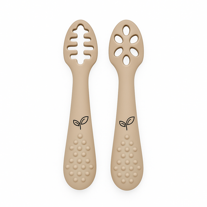 Babyskje myk silikon 2-pack baby spis selv