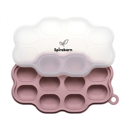 Silikon mini fryseform baby 10 rom - perfekt til sviskemos og aprikosmos