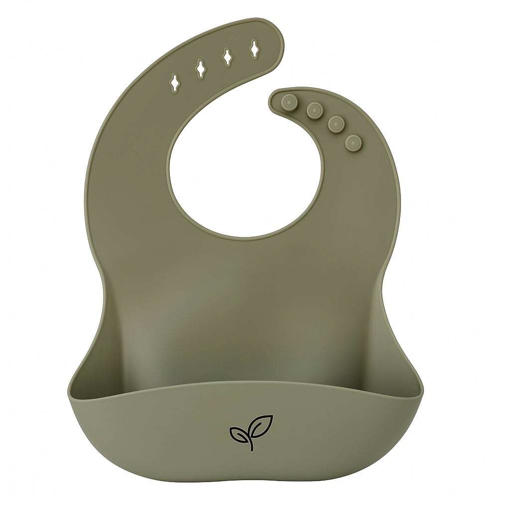 Silikonsmekke for baby - Soft sage