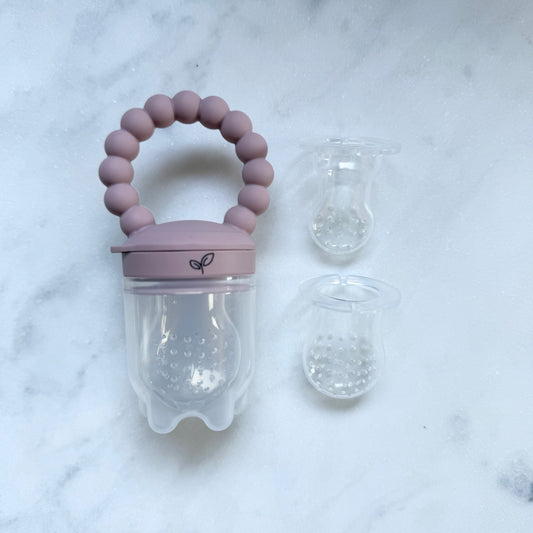 Matsmokk perle, 3 størrelser - Støvet rosa