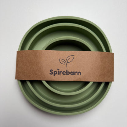 Servise 3 deler - Spiregrønn
