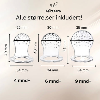Matsmokk med form, 3 størrelser - Sandstrå