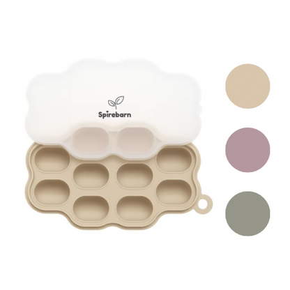 Silikon mini fryseform baby 10 rom - perfekt til sviskemos og aprikosmos