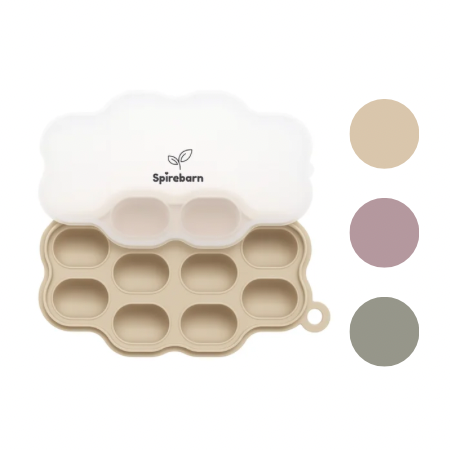 Silikon mini fryseform baby 10 rom - perfekt til sviskemos og aprikosmos