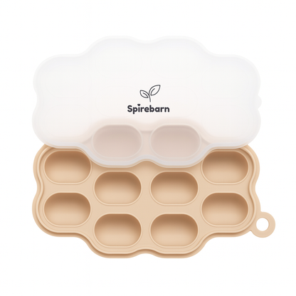 Silikon mini fryseform baby 10 rom - Sandstone