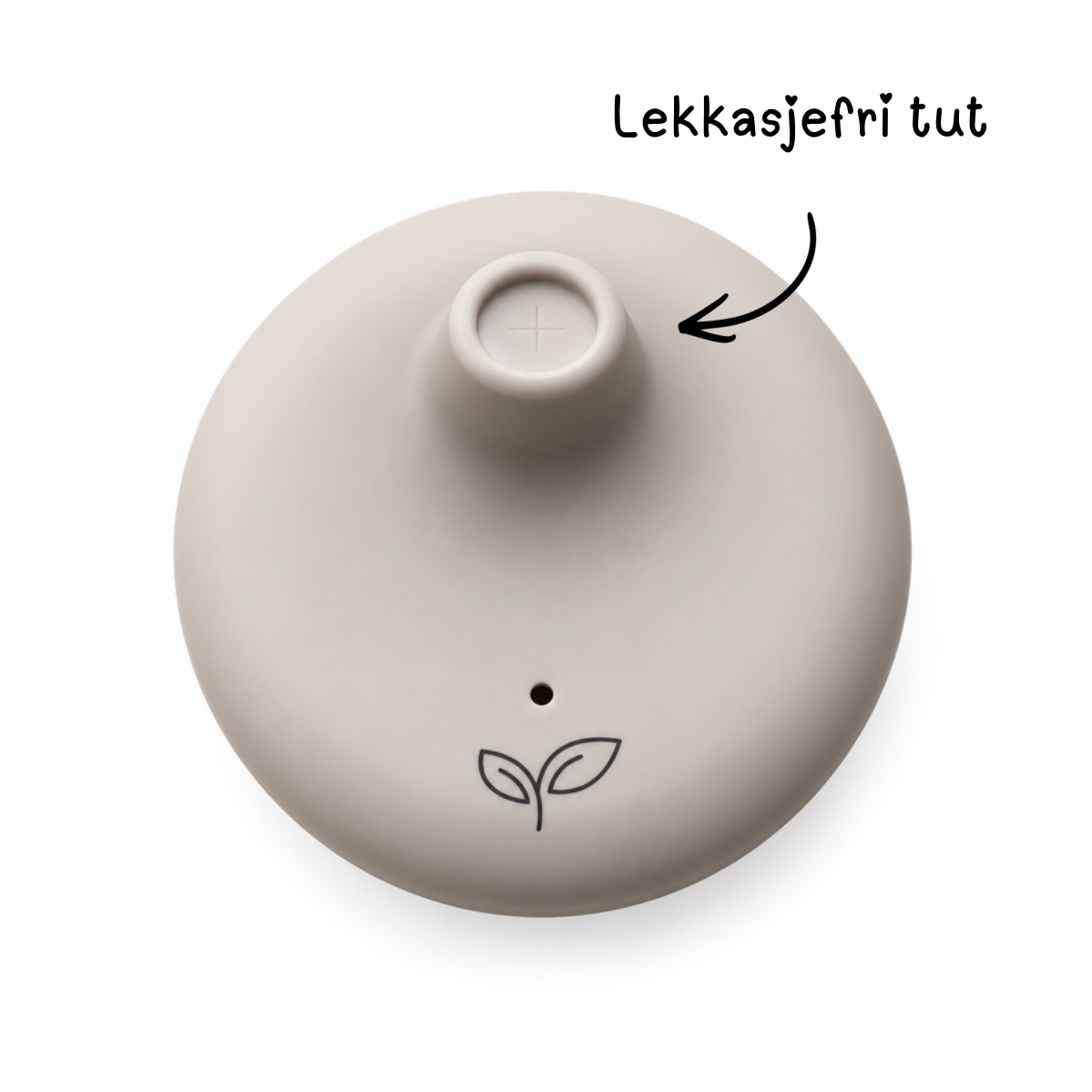 2-i-1 kopp lekkaskefri i stål med silikonlokk