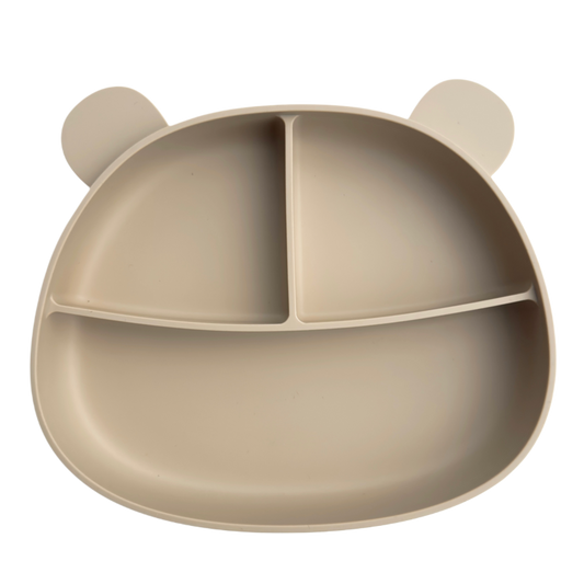 Silikontallernen bamse - Sandstrå