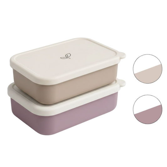 Matboks i silikon uten inndeling med lokk lekkasjefri