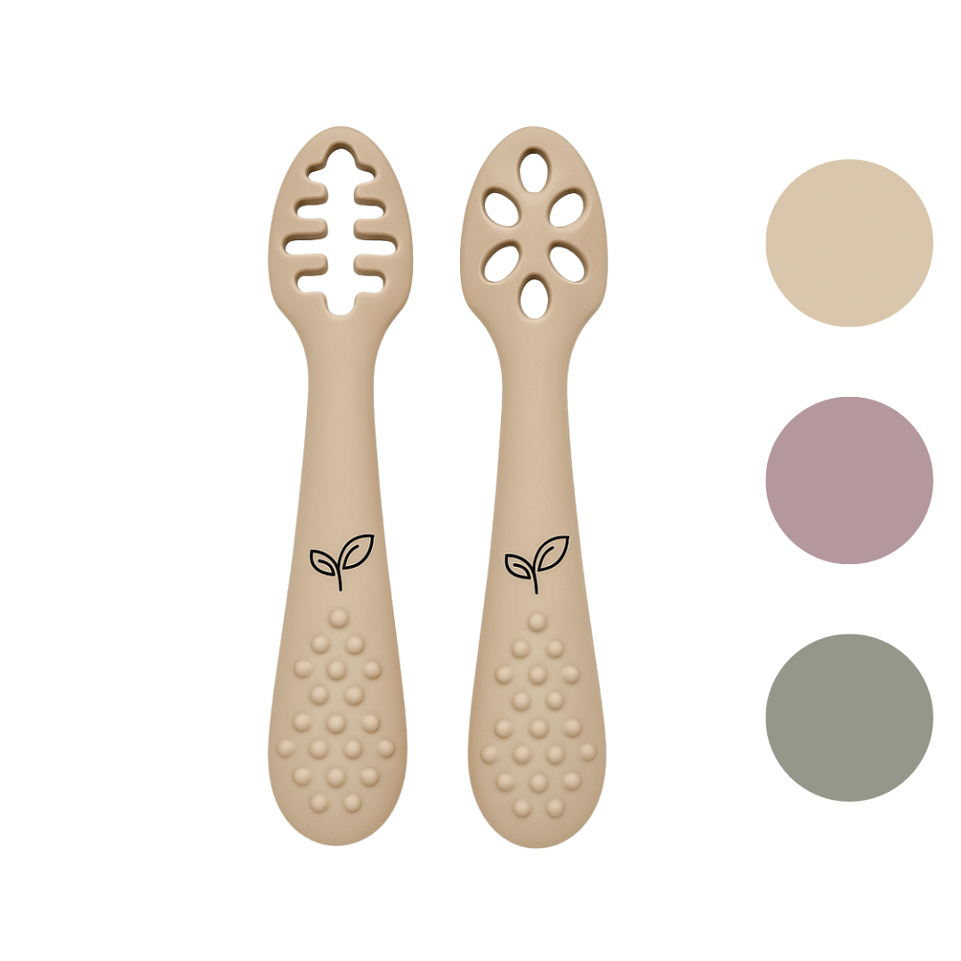 Babyskje myk silikon 2-pack baby spis selv
