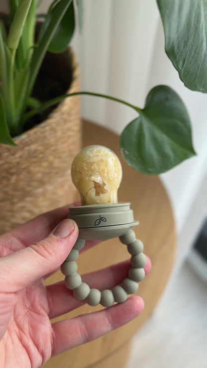 Matsmokk baby perle, 3 størrelser smokk (tilbake i slutten av mai)